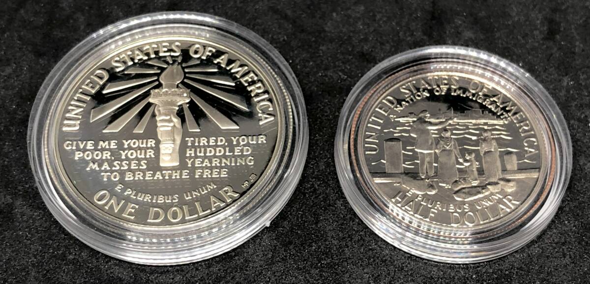 ☆アメリカ合衆国 リバティコイン UUNIRTED STATES LIBERTY COINS 1886-1986☆em27の画像2