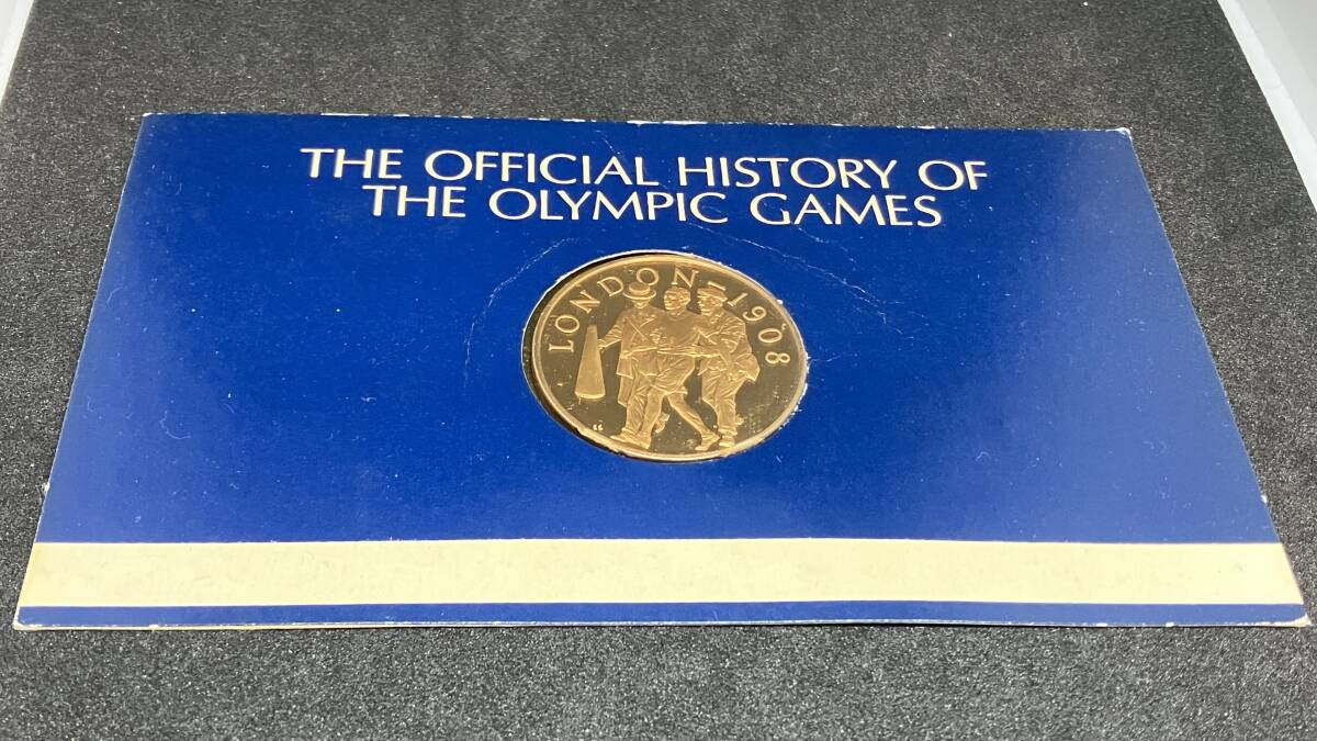 △オリンピックの歴史 記念メダル ロンドン 1908年△nm434の画像1