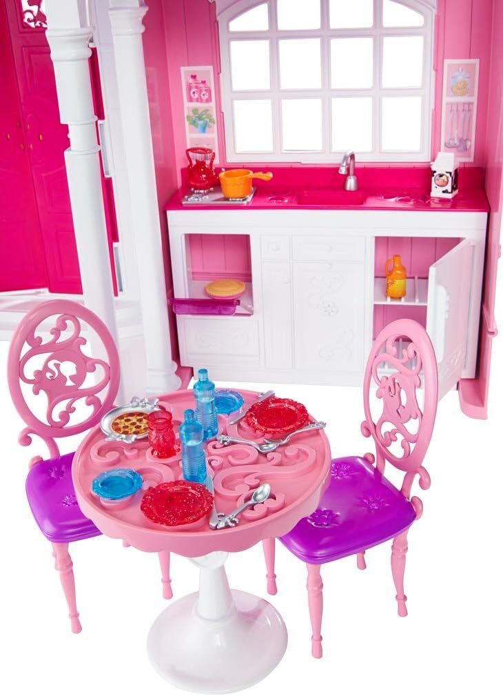 MATTEL Barbie Malibu House マテル バービー マリブハウス ドールハウス モデル おもちゃ 人形遊び 欠品あり 欠損あり 部品どり用 中古の画像7