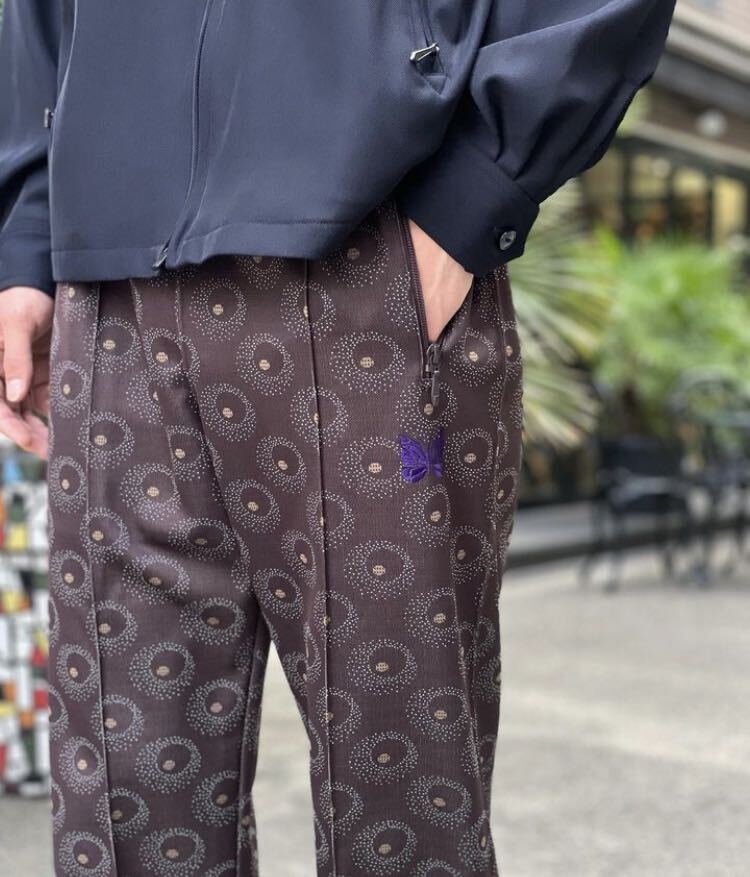 【サイズS】Needles TRACK PANT-POLY JQ. brown ニードルズ トラックパンツ ジャージの画像4