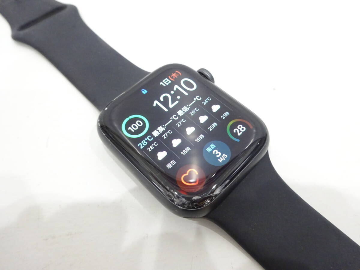 訳あり ジャンク出品 Apple Watch Series4 44mm アップルウォッチ アップル ベルト付き M4034の画像9