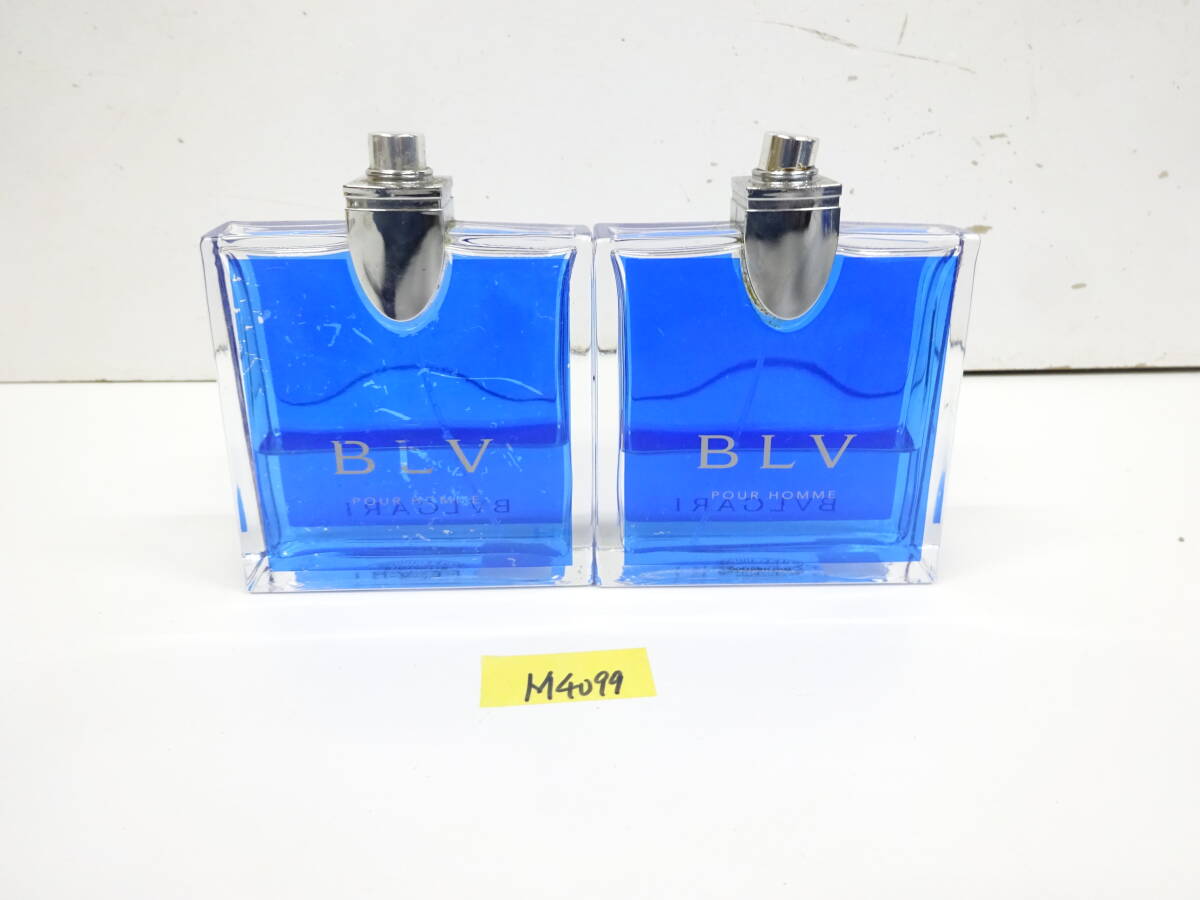 ブルガリ BVLGARI ブルガリ ブルー BLV プールオム オードトワレ EDT 香水 100ml ２本 蓋欠品 M4099の画像2