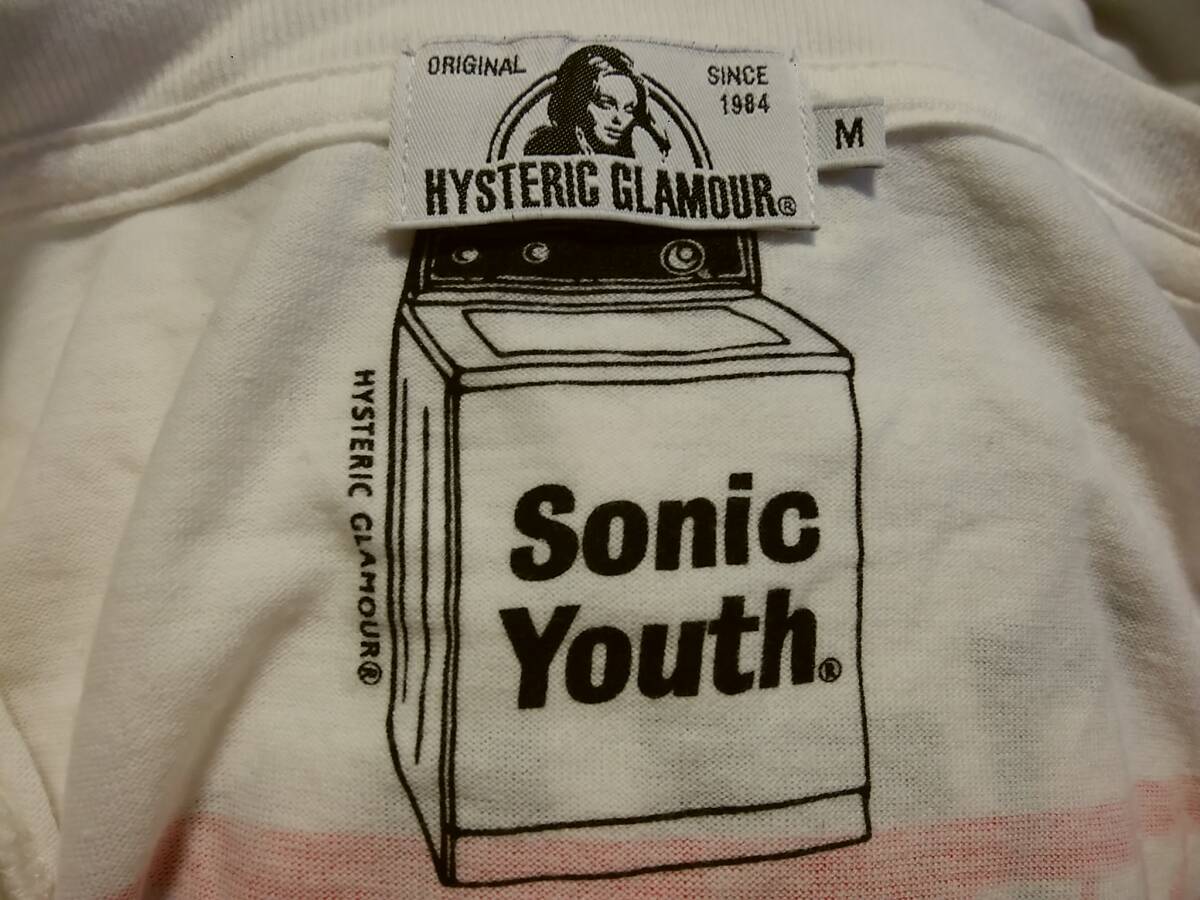 【HYSTERIC GLAMOUR ヒステリックグラマー 】TシャツM 日本製 ソニックユース 「SONIC YOUTH/HYSTERIC COMICS Tシャツ」 人気アイテムの画像9