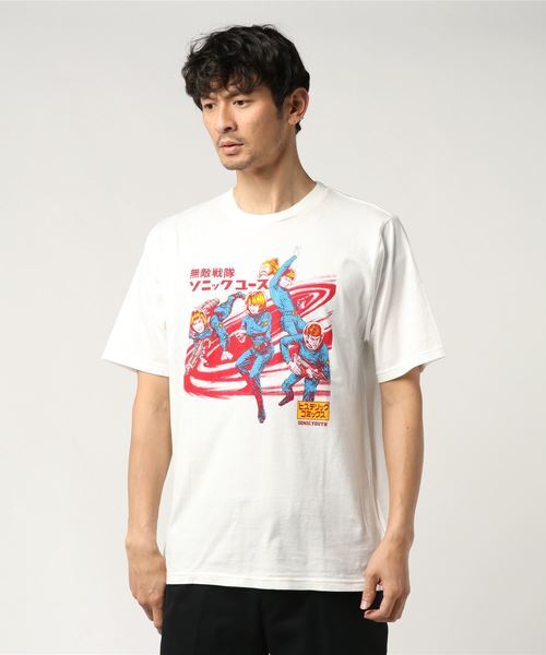 【HYSTERIC GLAMOUR ヒステリックグラマー 】TシャツM 日本製 ソニックユース 「SONIC YOUTH/HYSTERIC COMICS Tシャツ」 人気アイテムの画像1