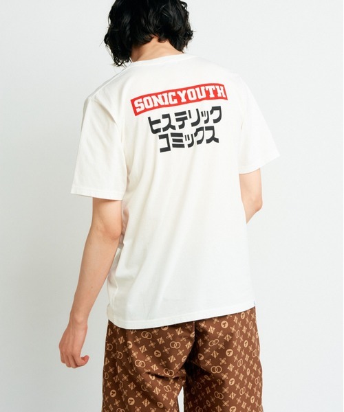 【HYSTERIC GLAMOUR ヒステリックグラマー 】TシャツM 日本製 ソニックユース 「SONIC YOUTH/HYSTERIC COMICS Tシャツ」 人気アイテムの画像6