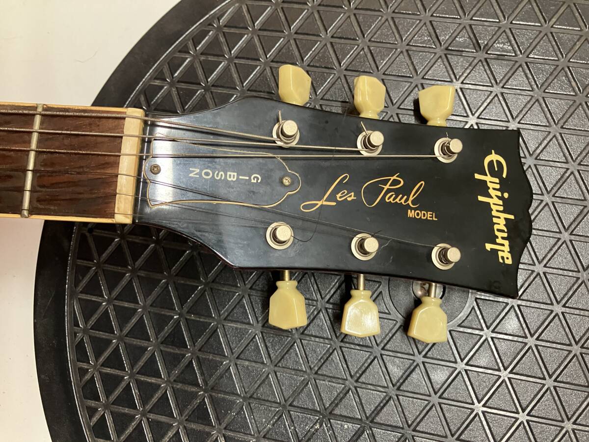 TA006 Epiphone エピフォン Gibson ギブソン Les Paul レスポール エレキギターの画像5