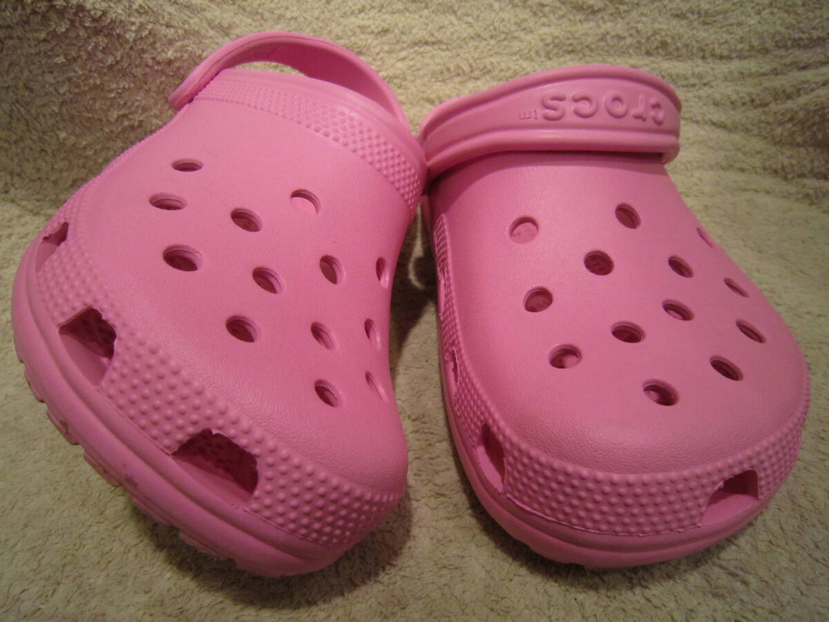 CROCS　クロックス　　サンダル　クラシック クロッグ　（10001）　ピンク　　M5/W7　約23㎝　　　wj2404e_画像7