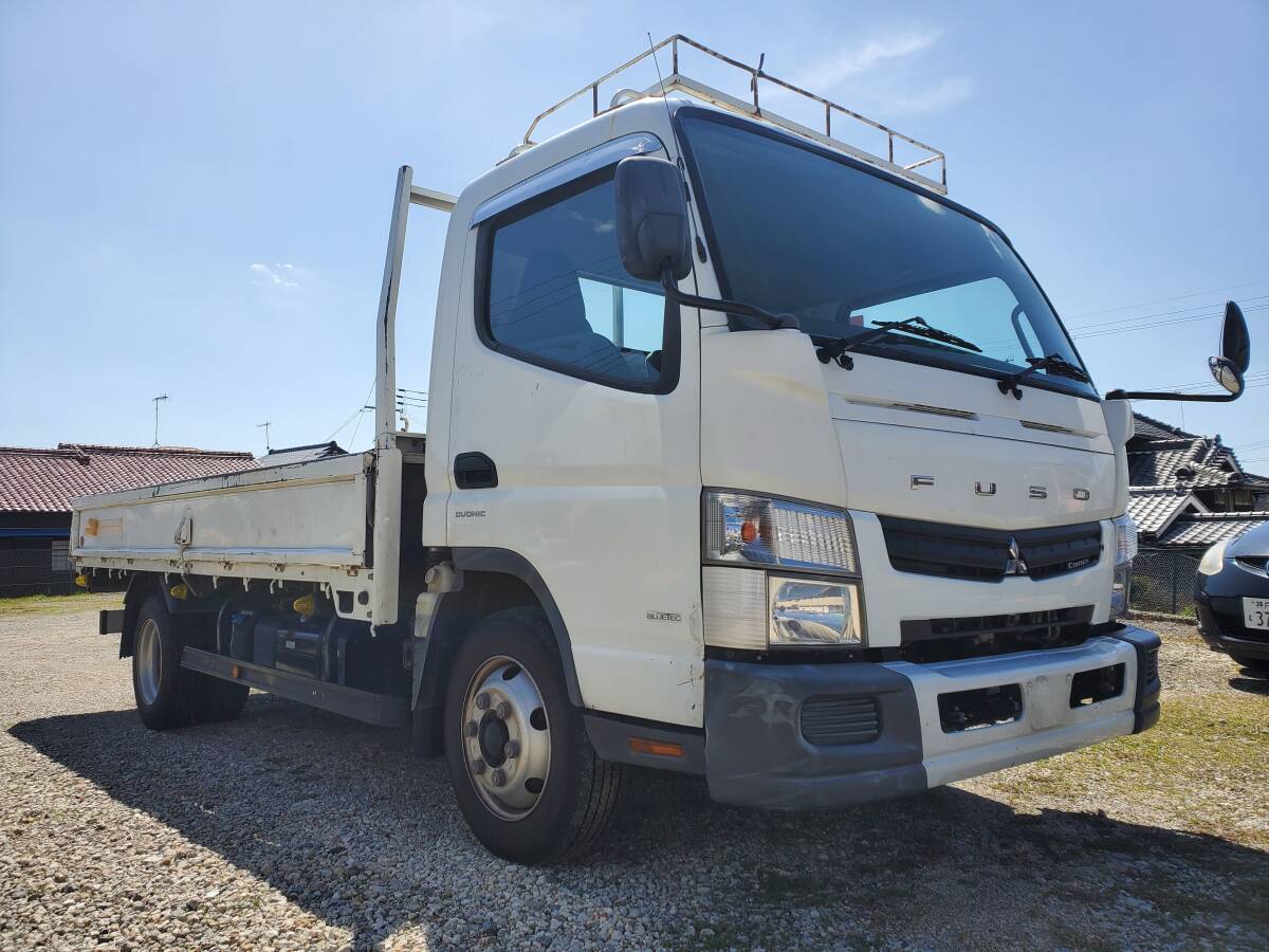 * Mitsubishi Canter 4t!!! flat deck * engine :4P10* mileage :44 ten thousand .*6AT* car no inspection * interior excellent *