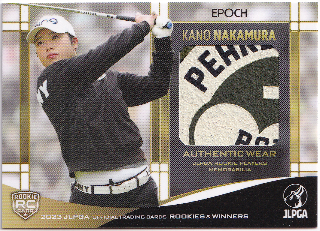 【仲村果乃/RC/280枚限定】2023 EPOCH JLPGA 女子プロゴルフ ROOKIES & WINNERS ウエア パッチ 059/280_画像1