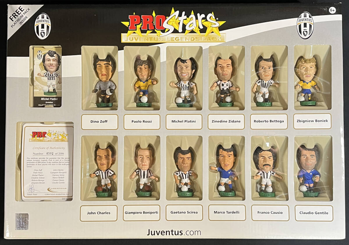 ProStars Juventus Legends 12 pack プロスターズ ユベントス 12体セット #Zoff #Rossi #Platini #Zidaneの画像1