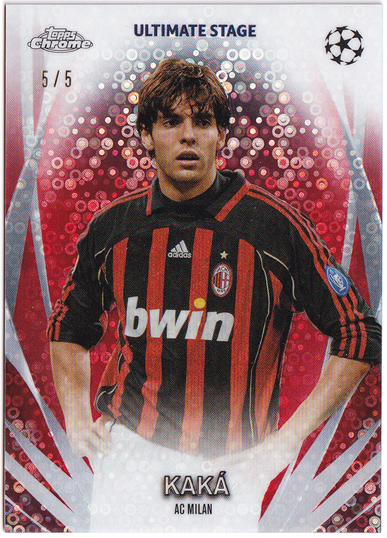 【カカ/Kaka】2023-24 Topps UEFA Club Competitions Ultimate Stage Chrome Red /5の画像1