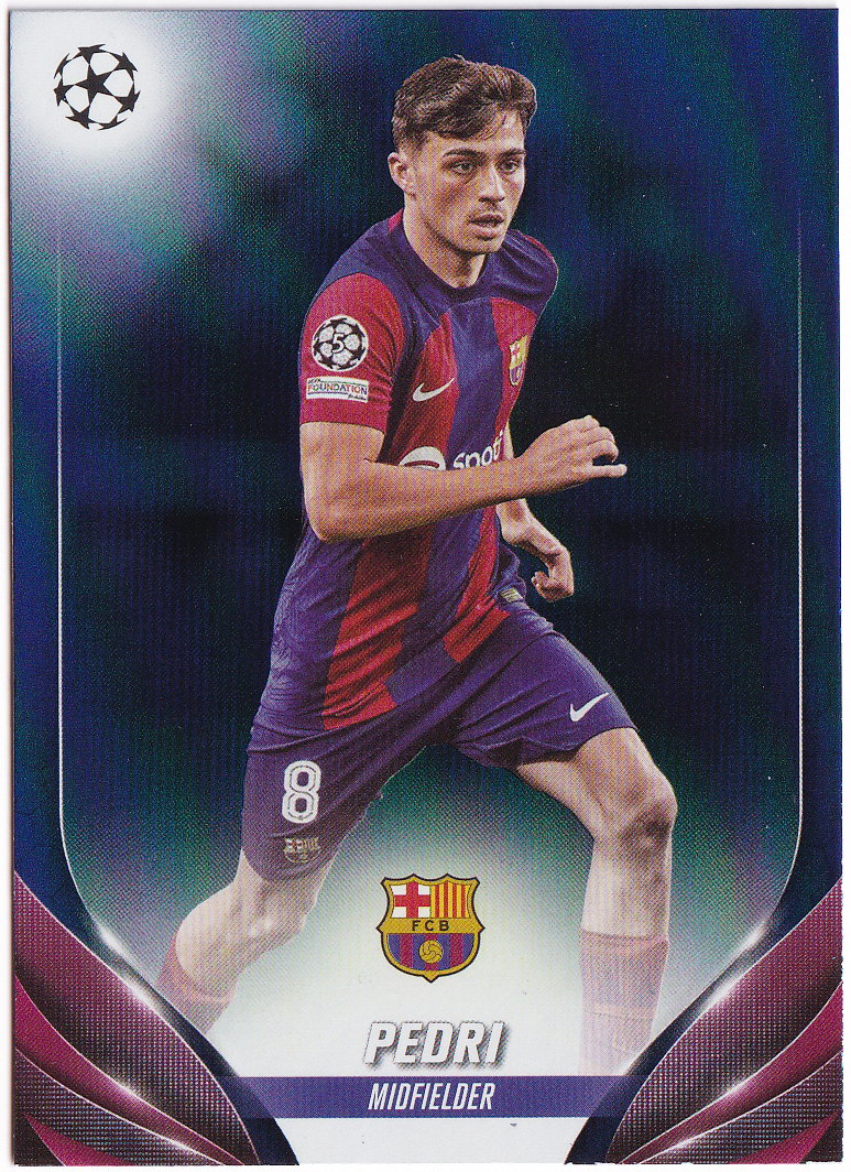 【ペドリ/Pedri】2023-24 Topps UEFA Club Competitions Navy Blue /250の画像1