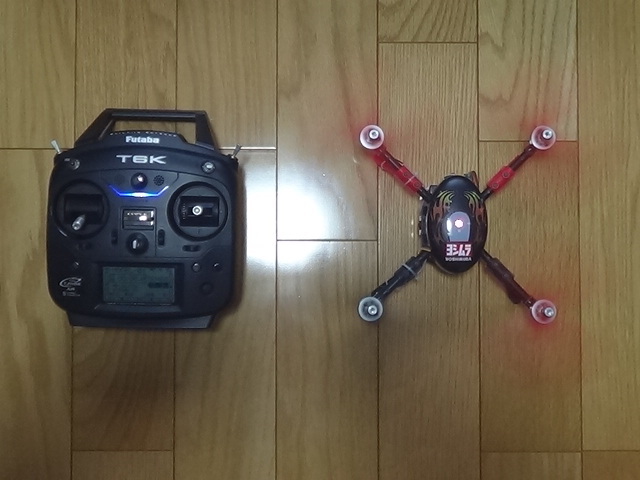 Futaba T6K プロポ　とRCLogger　Xtremeドローン_画像2