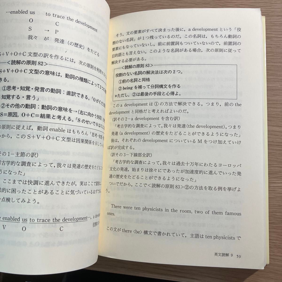 富田の［英文読解１００の原則］　下 （受験面白参考書） 富田　一彦　1999年購入品