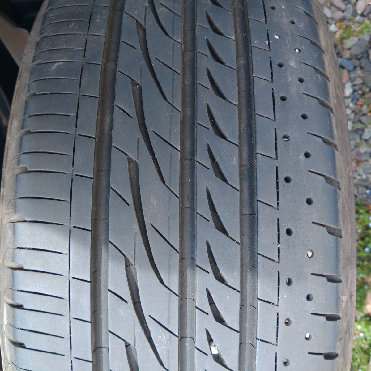 SSRアルミホイールセットきれいめ4本セット205/55R17ブリヂストンレグノGRVⅡステップワゴンストリームノアヴォクシーキックスセレナ_画像9