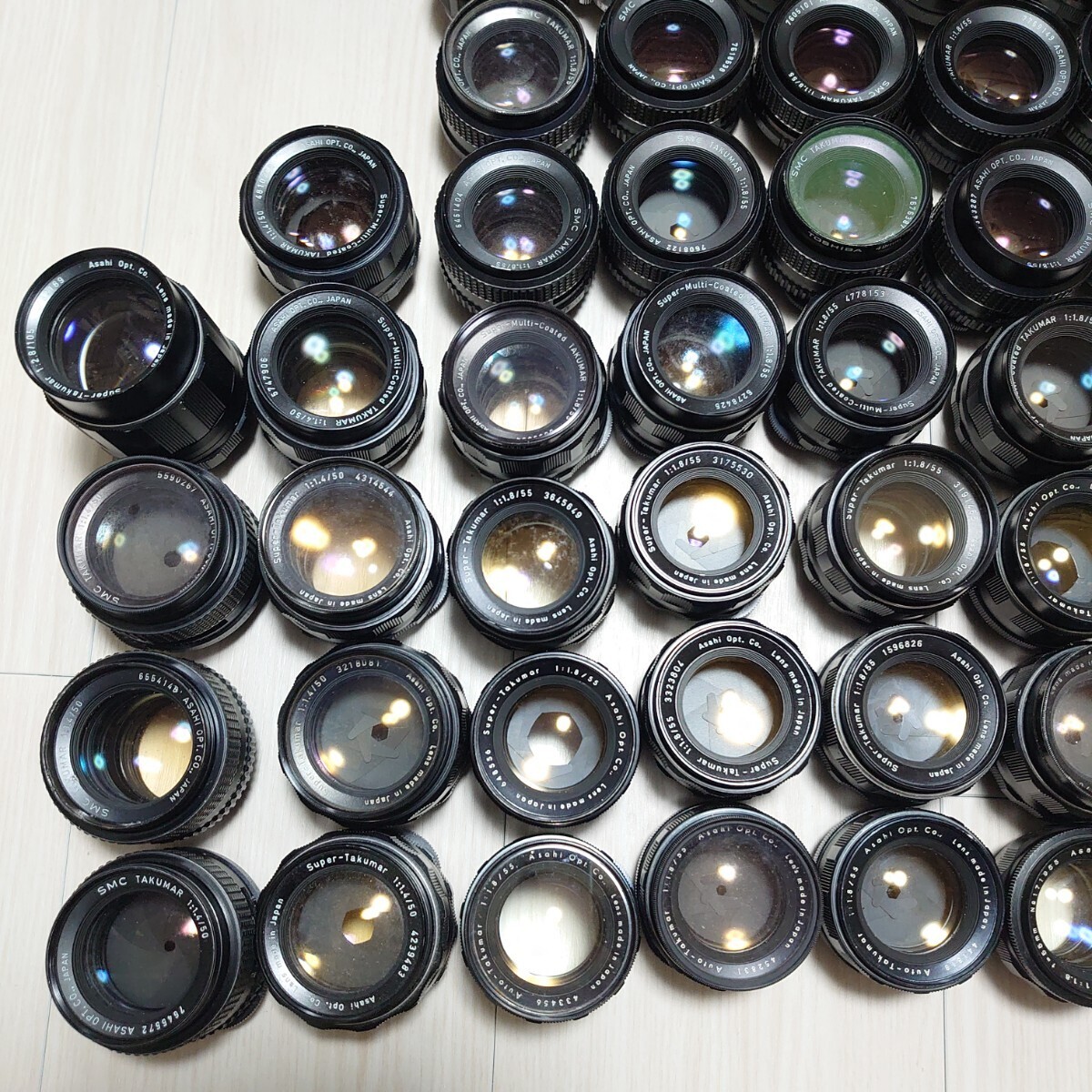 Pentax super takumar スーパータクマー 75本 単焦点レンズ 標準レンズ 望遠レンズ 引越しのためカメラ用品色々出品中の画像2