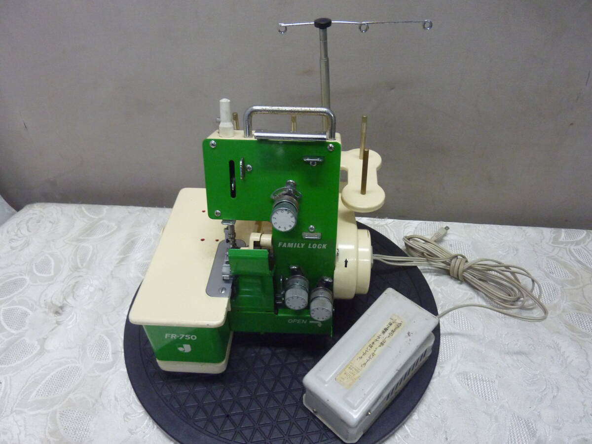 JANOME/ Janome FAMILY LOCK FR-750 швейная машинка с оверлоком 