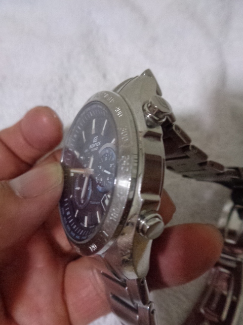  wristwatch CASIO EDIFICE/ Casio Edifice solar watch /5423 EQW-T620/ face blue 3 hands / normal operation goods /