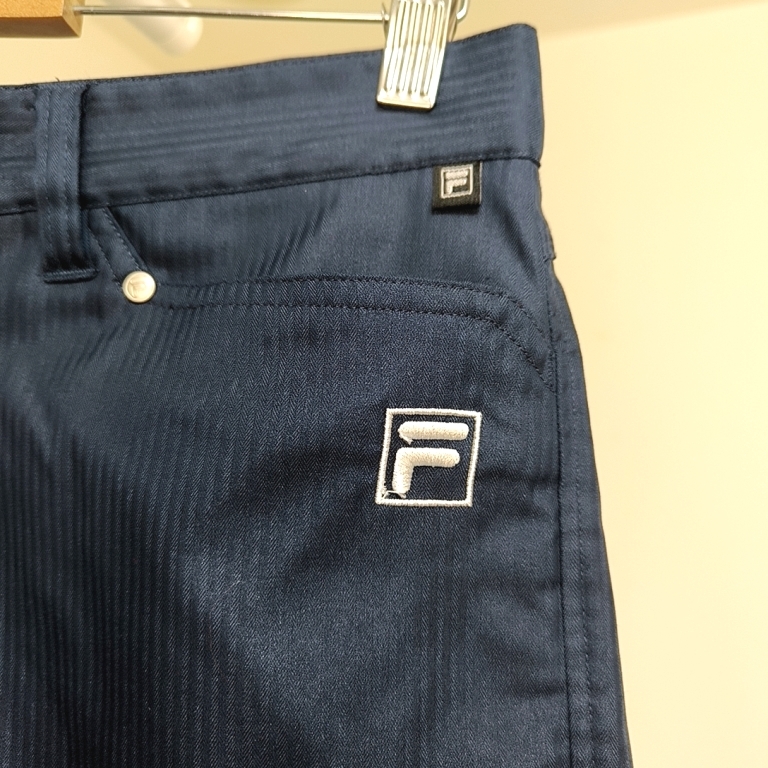 ◆フィラゴルフ　FILA GOLF　メンズ　薄手パンツ　78サイズ　ネイビー　紺　スポーツ_画像4