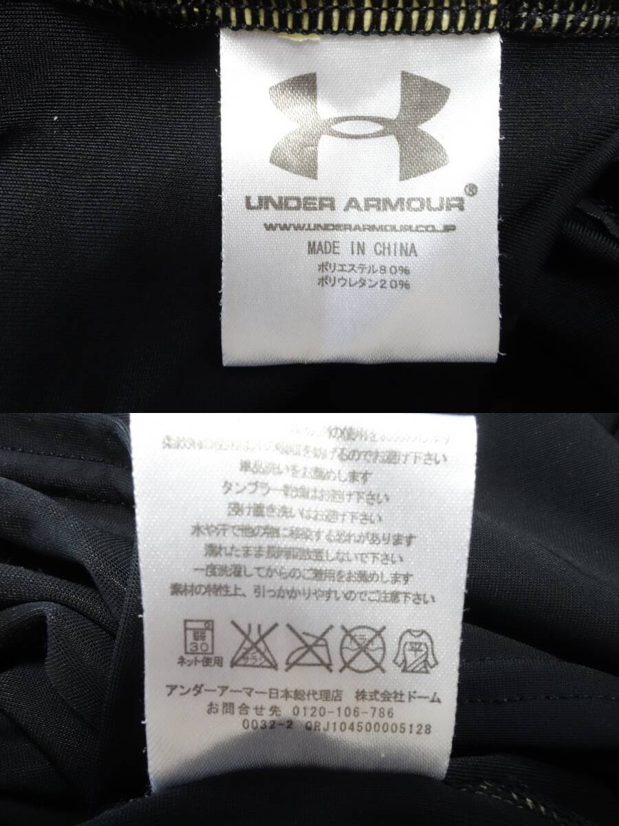 861■アンダーアーマー UNDER ARMOUR ヒートギア コンプレッション長袖モックシャツ/XXLサイズ 【送料300円】_画像5