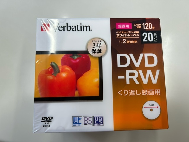 DVD-RW видеозапись для 4.7GB 20 листов 