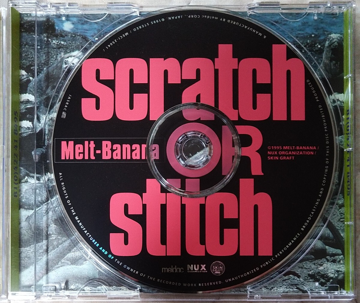 Melt-Banana Scratch Or Stitch 廃盤帯付国内盤中古CD メルト・バナナ スクラッチ・オア・スティッチ steve albini jim o'rourke MECI25041の画像3