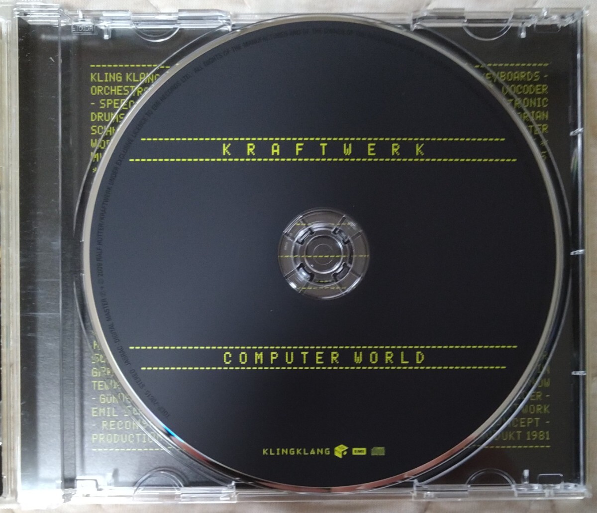 kraftwerk computer World 旧規格リマスター紙ケース帯付国内盤中古CD クラフトワーク コンピューター・ワールド TOCP-70815 2500円盤の画像5