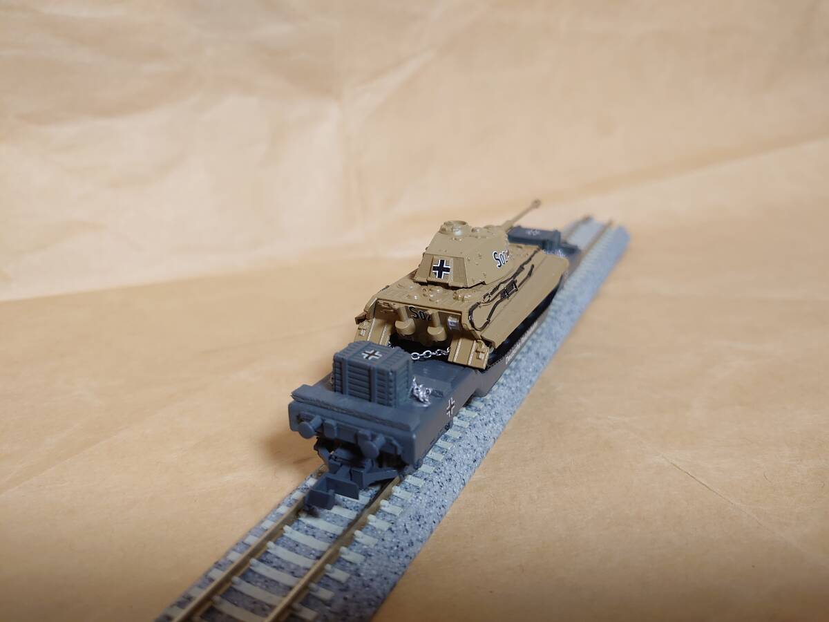 Yahoo!オークション - Nゲージ VI号戦車(タイガーII)運搬貨車 Yahoo!オークション - Nゲージ VI号戦車(タイガーII)運搬貨車