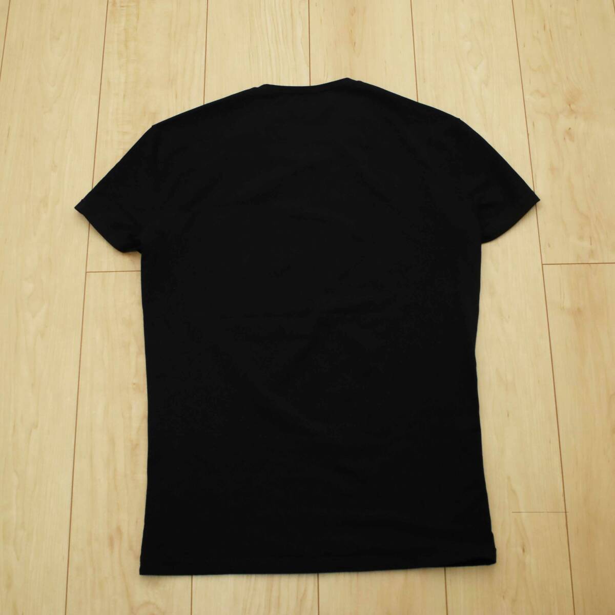 美品 EMPORIO ARMANI エンポリオアルマーニ スイムウェア ブラック Tシャツ ラッシュガード Ｍ相当 メンズ ストレッチ_画像6