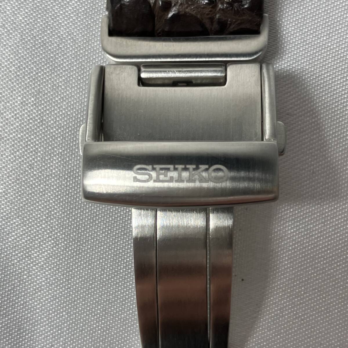 SEIKO★セイコー★PRESAGE★プレサージュ★SARW049★6R27-00N0★稼働中★腕時計★自動巻き★有田焼★ブラウン革ベルト_画像5