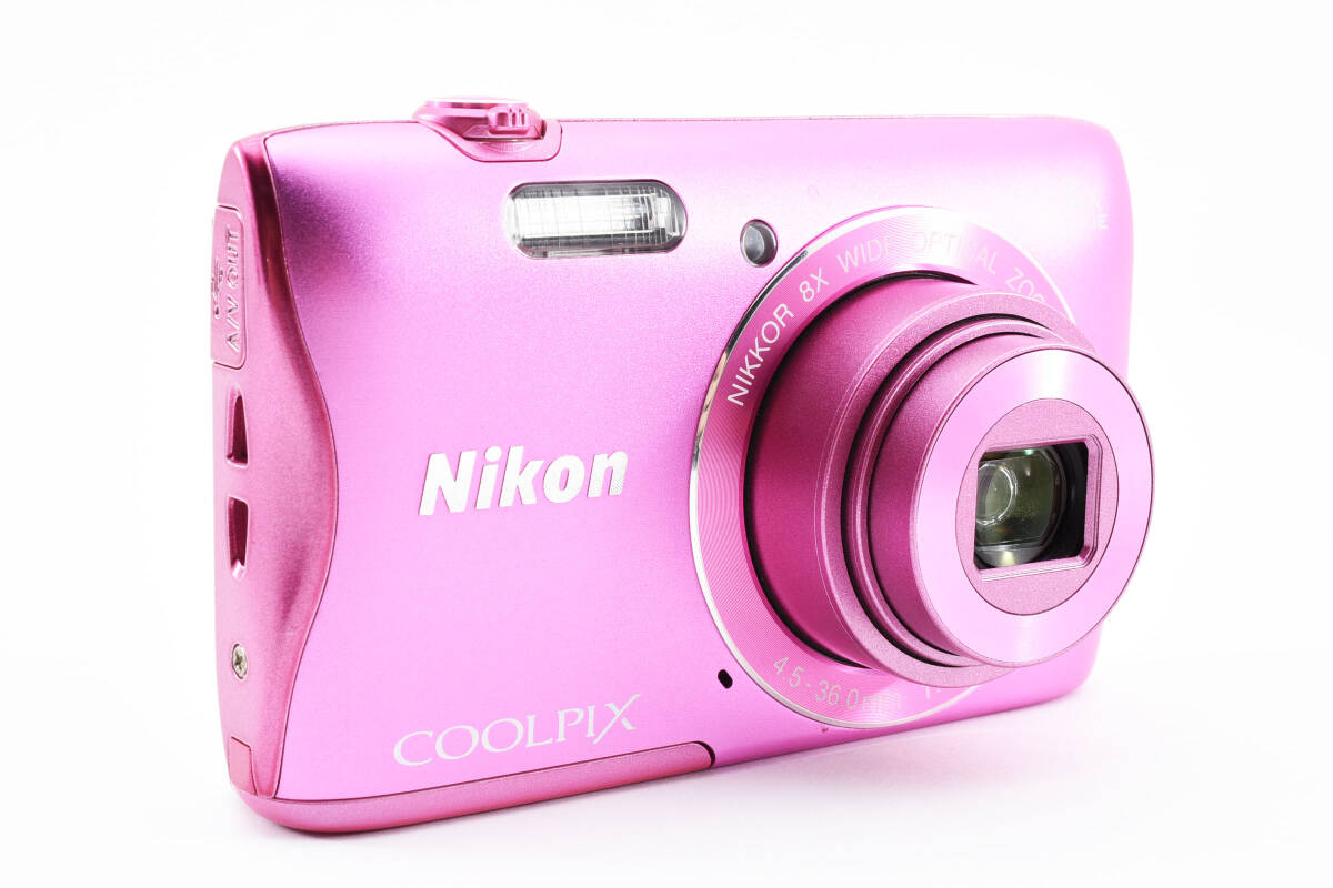 ★超極上★ニコン NIKON COOLPIX S3700 ピンク★いくぜ！★＃4043_画像3