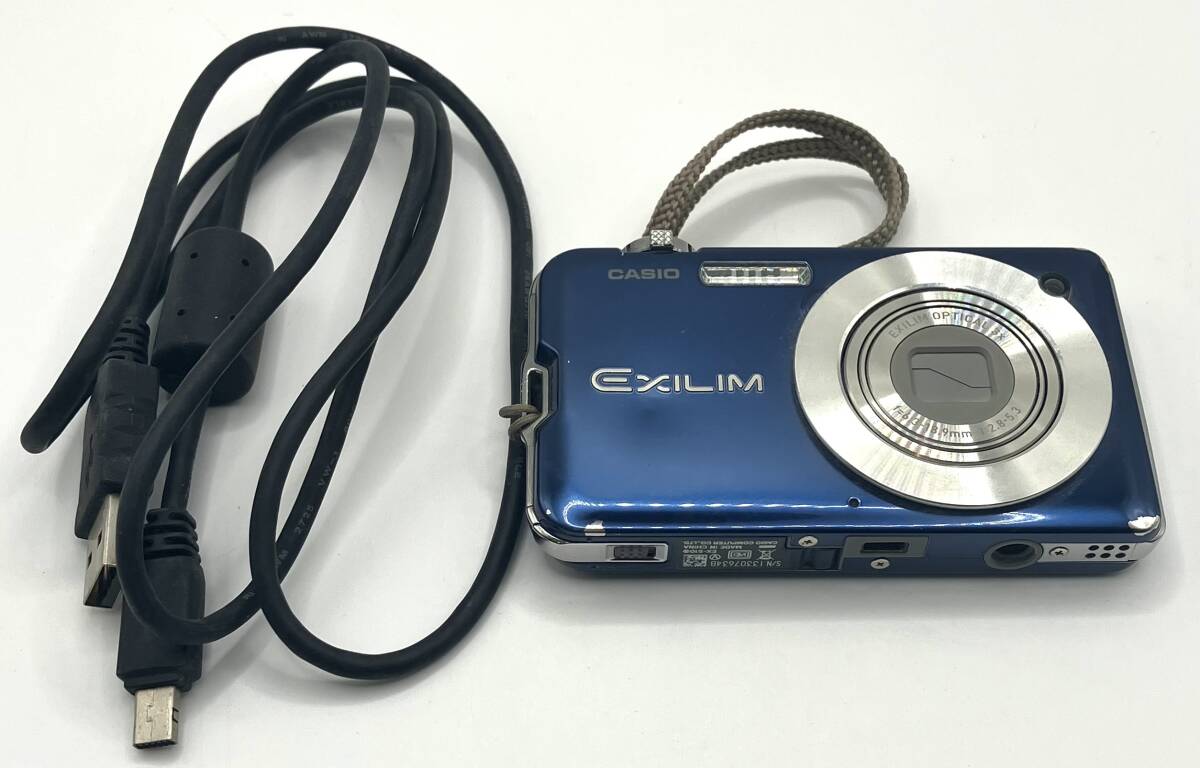 【7608】CASIO カシオ EXILIM エクシリム デジタルカメラ EX-S10 10.1MEGAPIXELS USBケーブル付き 充電反応なし ジャックの画像1