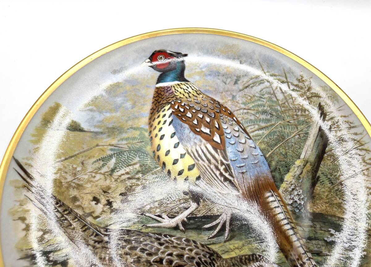 【7543】FRANKLIN PORCELAIN フランクリン ポーセリン Gamebirds of the World by Basil Ede 絵皿 食器 プレート 丸皿の画像2
