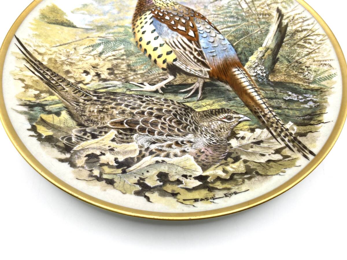 【7543】FRANKLIN PORCELAIN フランクリン ポーセリン Gamebirds of the World by Basil Ede 絵皿 食器 プレート 丸皿の画像3