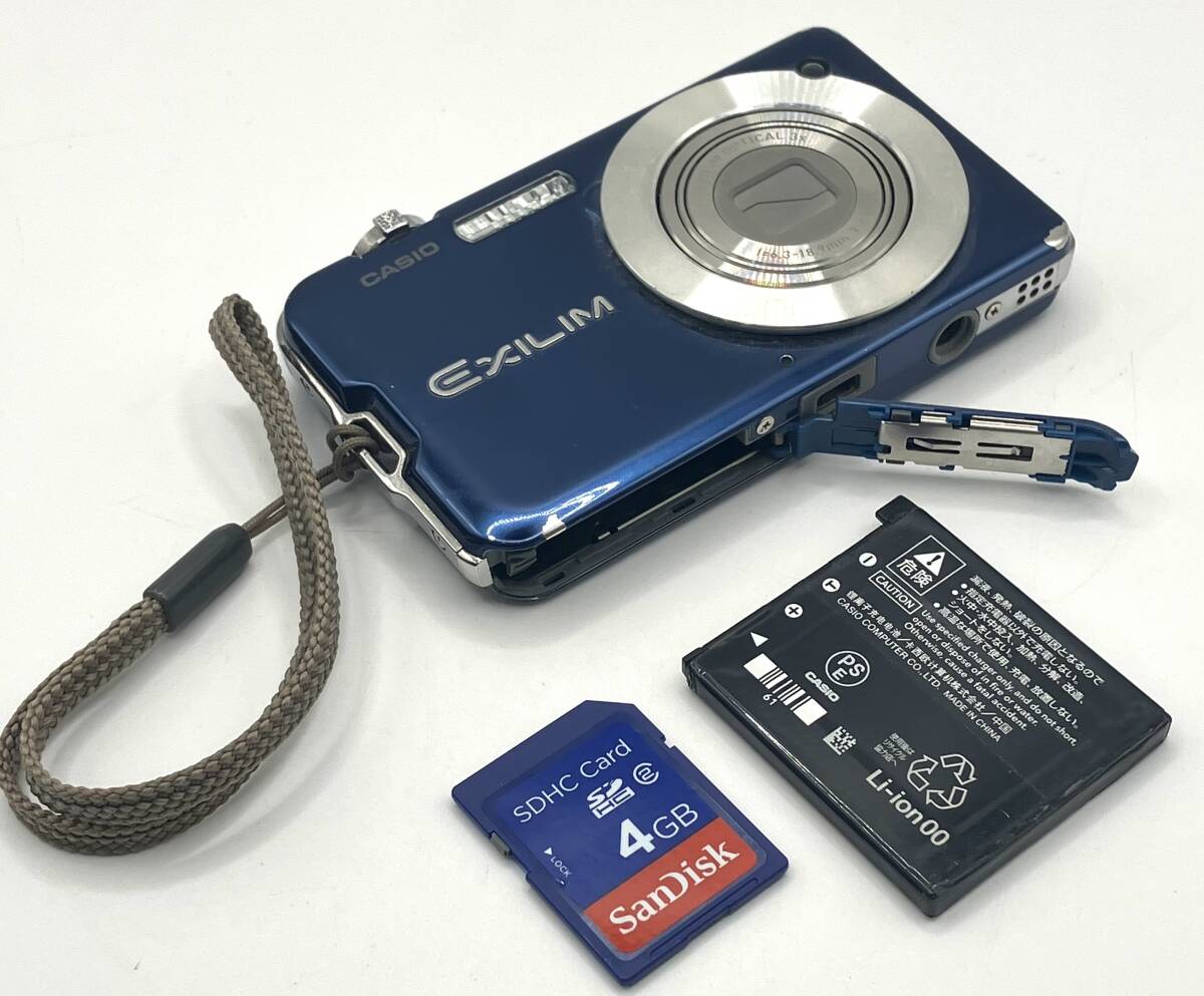 【7608】CASIO カシオ EXILIM エクシリム デジタルカメラ EX-S10 10.1MEGAPIXELS USBケーブル付き 充電反応なし ジャックの画像5