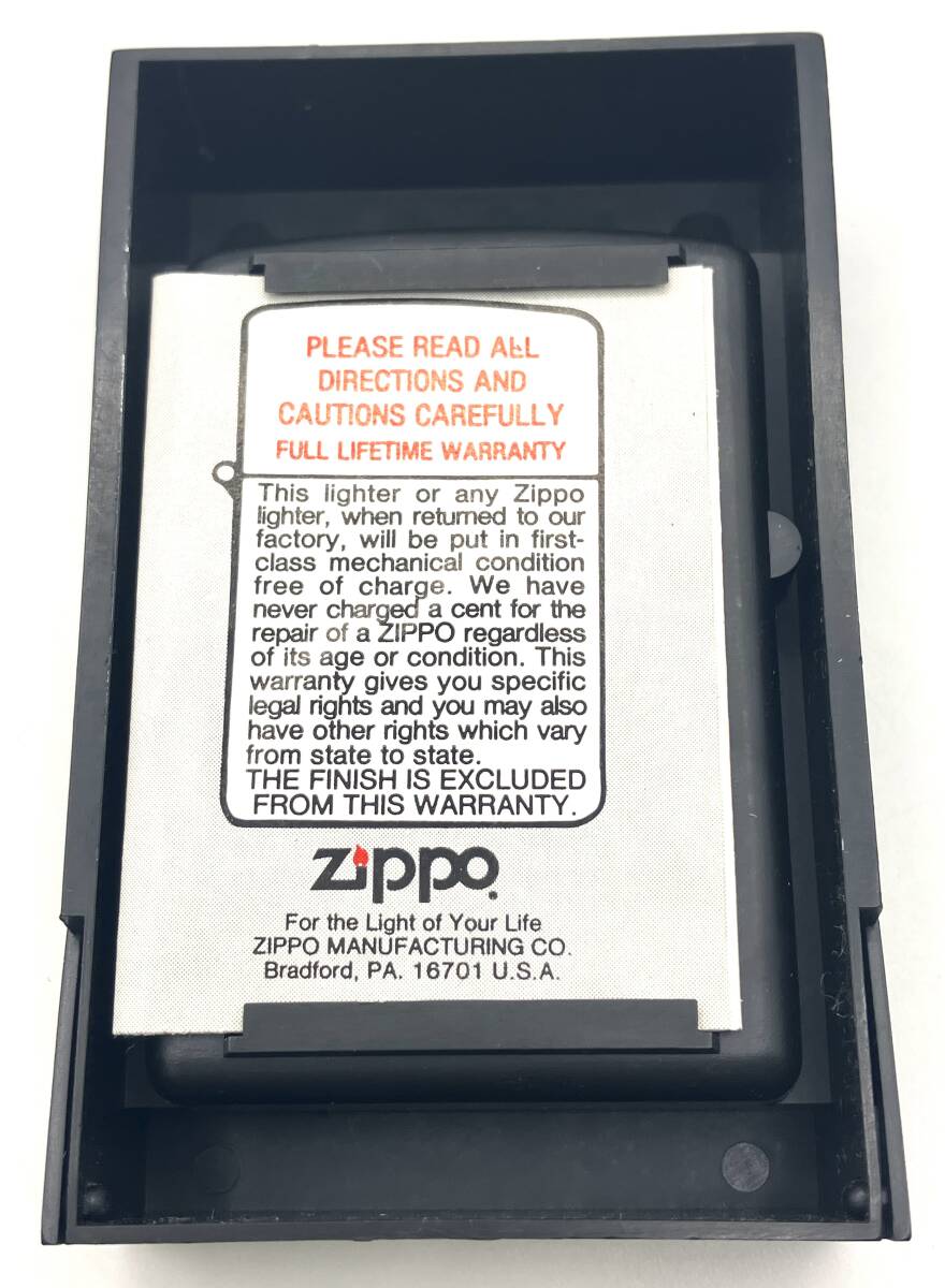 【7613】ZIPPO ジッポ Los Angeles ロサンゼルス オイルライター 喫煙具 ケース付き 火花〇 動作未確認 ライター オイルライター_画像10