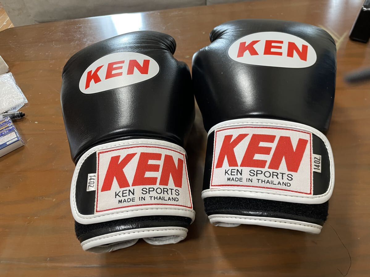 超美品！KEN SPORTS 14オンス ボクシンググローブ の画像1