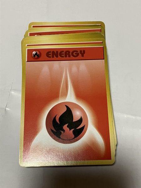 ★★★★ 大昔の　ENERGY 　エネルギーカード 【炎】　旧裏面 ポケモンカード_画像1