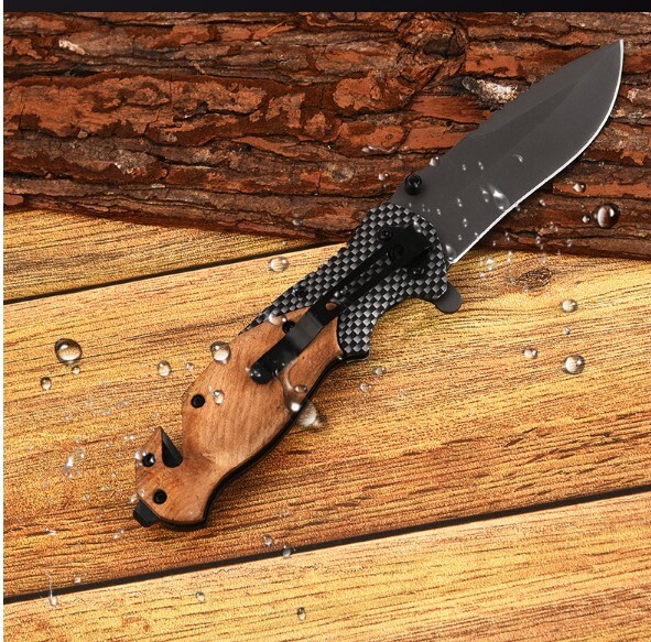 アウトドアナイフ フォールディングナイフ キャンプ 折りたたみナイフ 3CR13鋼 フィッシングナイフ X50の画像2
