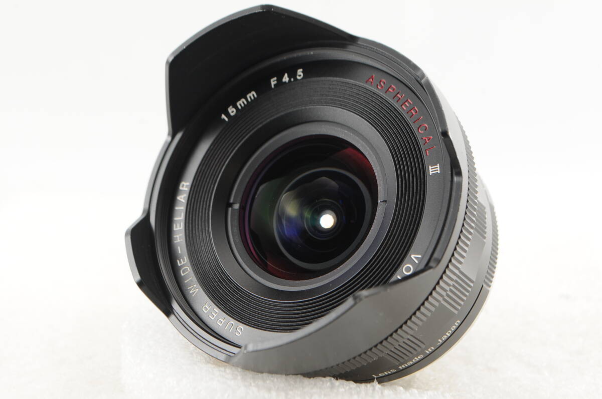 ★美品★ Voigtlander SUPER WIDE-HELIAR 15mm F4.5 Aspherical III VM #1516_画像6