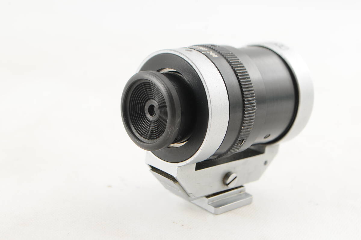 ★美品★ Leica IIIf 3f レッドダイヤル セルフタイマー付 ライカ バルナック型 TEWE Polyfocus View Finder ドイツ製 35-200 #1538の画像9
