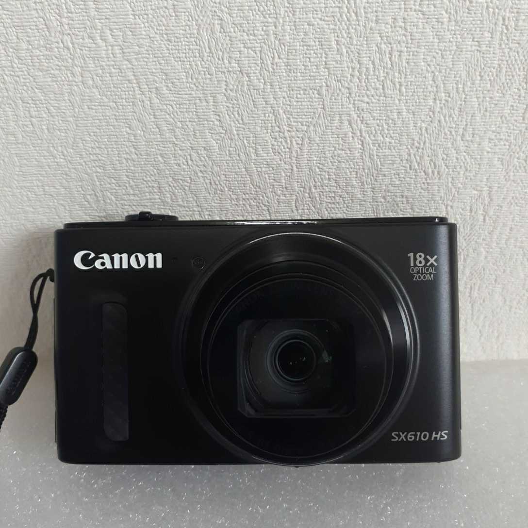 ★ 中古 Canon PowerShot SX610 HS ブラック バッテリーチャージャー SDカード8GB付の画像9