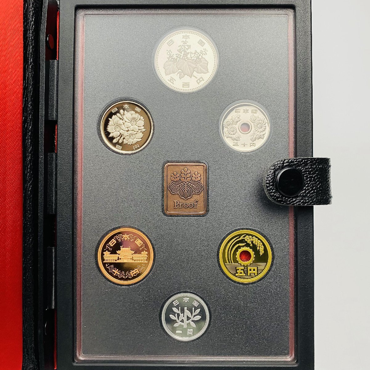 1987年 昭和62年 通常プルーフ貨幣セット 額面666円 年銘板有 全揃い 記念硬貨 記念貨幣 貨幣組合 日本円 限定貨幣 コレクション P1987の画像2