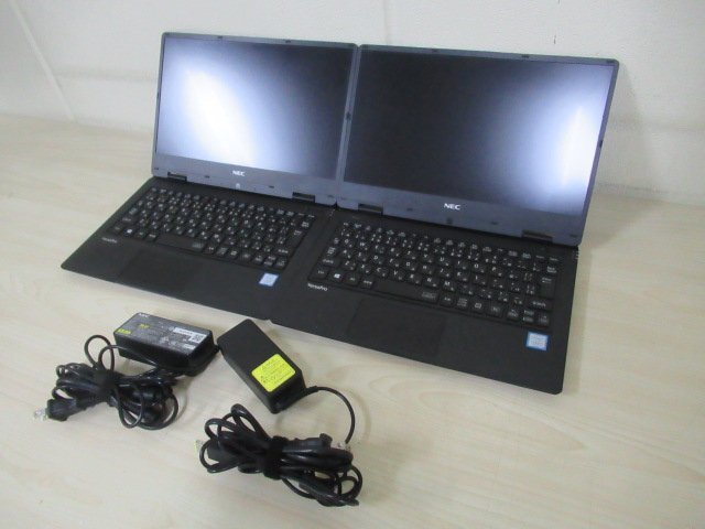 NEC PC-VKT-12HZG3 i5-7Y54 1.2G 4GB/SSD128GB 12.5インチDVD無/2台セット(E-45 24-382.3)_画像1
