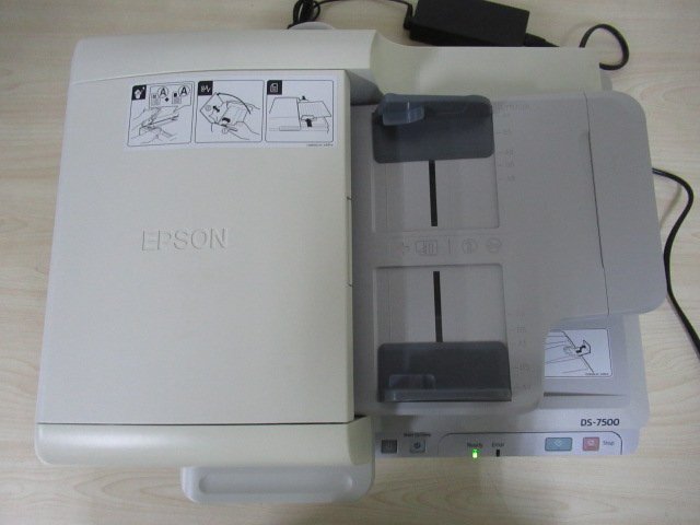 EPSON スキャナー A4高耐久 DS-7500　フラッドベッド 中古品 （023）_画像4