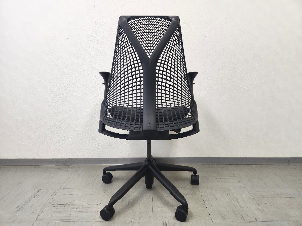 【美品】HermanMiller ハーマンミラー Sayl Chairs セイルチェア 11万 アジャスタブルアーム オフィスチェア デスクチェア Oの画像5