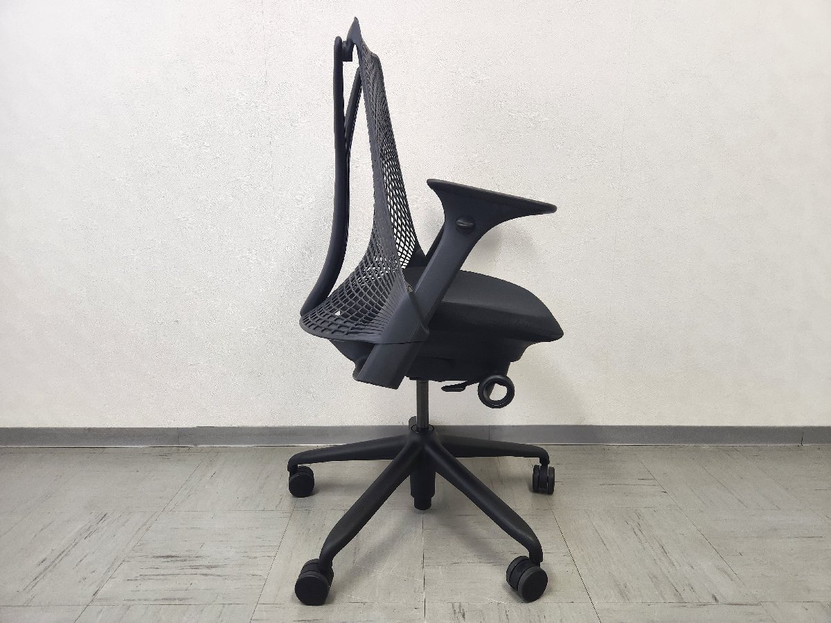 【美品】HermanMiller ハーマンミラー Sayl Chairs セイルチェア 11万 アジャスタブルアーム オフィスチェア デスクチェア Oの画像3