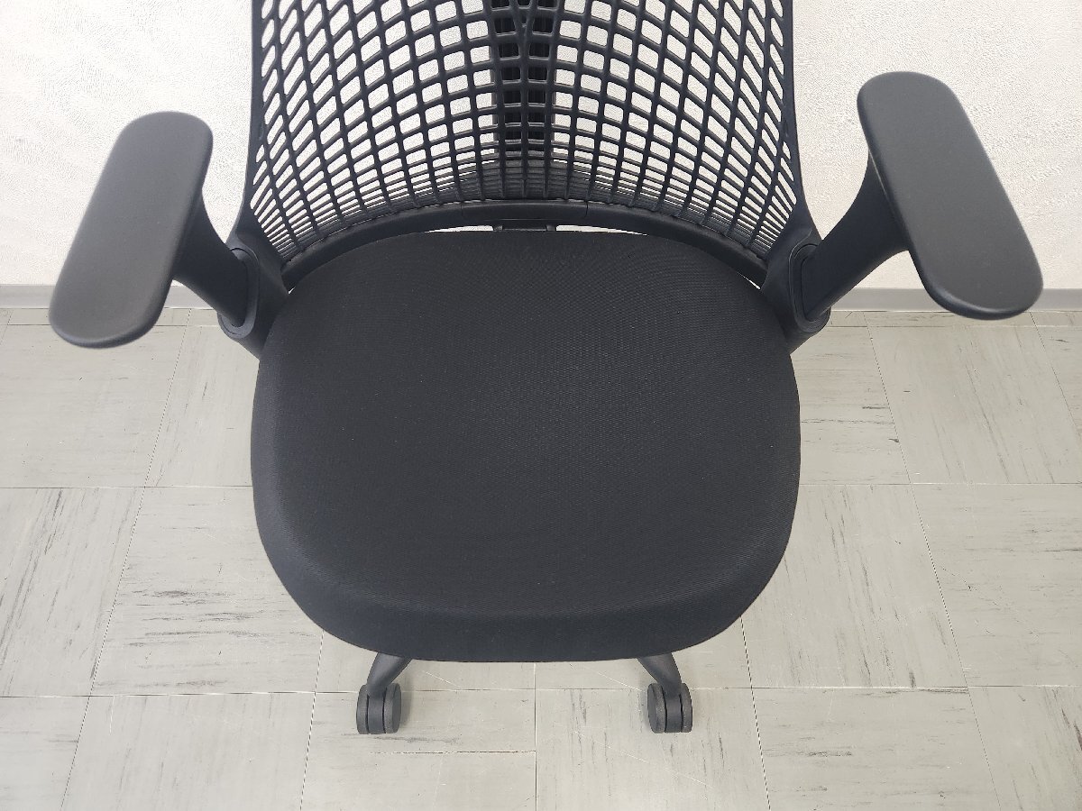【美品】HermanMiller ハーマンミラー Sayl Chairs セイルチェア 11万 アジャスタブルアーム オフィスチェア デスクチェア Pの画像7