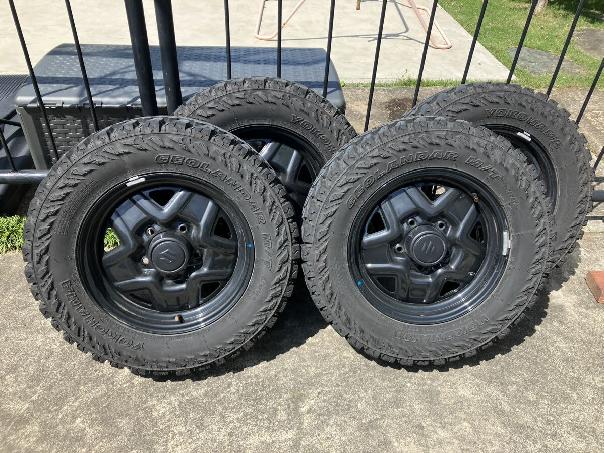 【直接手渡し限定】ジムニーJB64 純正ホイール YOKOHAMA GEOLANDAR M/T 215/70R16 4本set_画像1