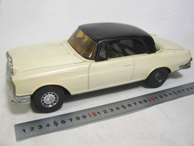 レトロ イチコー ブリキ フリクションカー メルセデス　ベンツ 32cm 白 ICHIKO MERCEDES BENZ 日本製_画像1